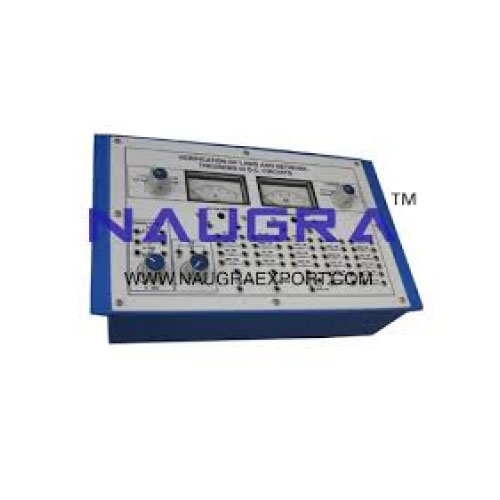 Electrical Training System - Laws And Network Theorems - Manufacturer & Supplier from India