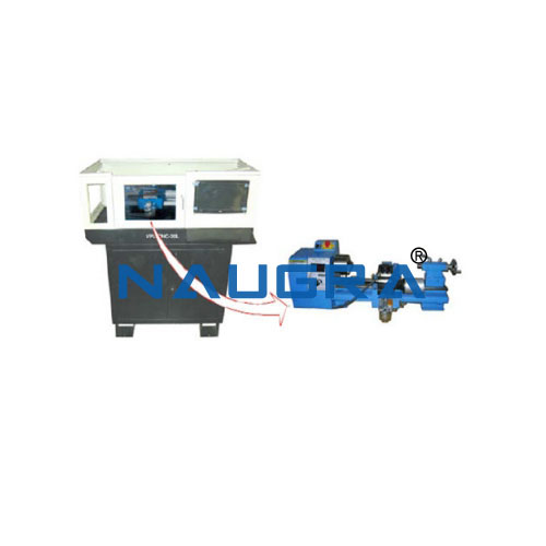 CNC Lathe Machine with Cabinet and PC - Manufacturer & Supplier from India